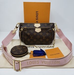 Authentic Louis Vuitton Monogram Multipochette.